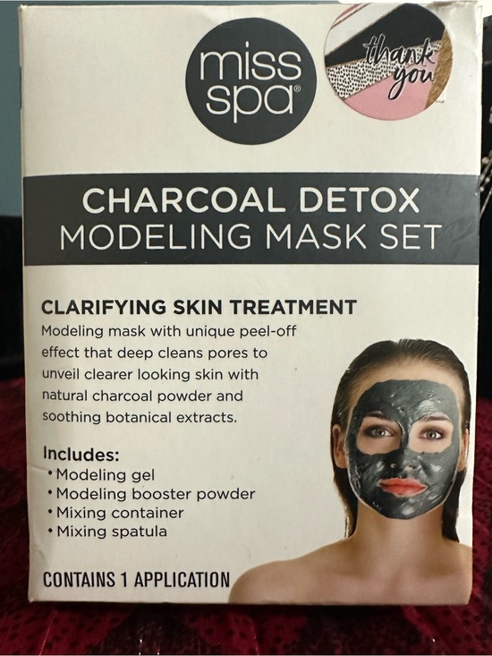 Miss Spa Other - Miss Spa Charcoal Detox Modeling Mask Set - Black Clarifying Mask